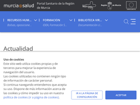 'murciasalud.es' screenshot