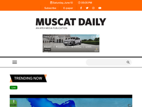 'muscatdaily.com' screenshot