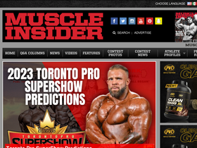 'muscleinsider.com' screenshot