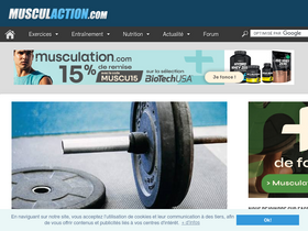 'musculaction.com' screenshot