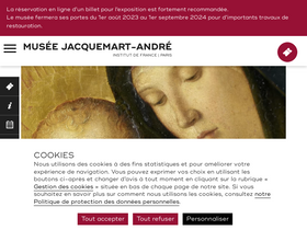 'musee-jacquemart-andre.com' screenshot