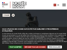 'musee-rodin.fr' screenshot