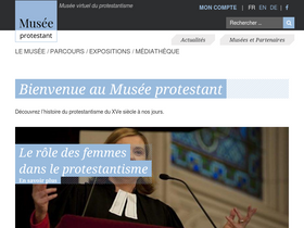 'museeprotestant.org' screenshot