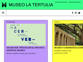 'museolatertulia.com' screenshot