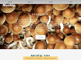 'mushly.com' screenshot