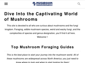 'mushroom-appreciation.com' screenshot