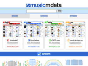 'music-mdata.com' screenshot