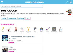 'musica.com' screenshot