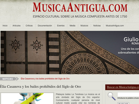 'musicaantigua.com' screenshot