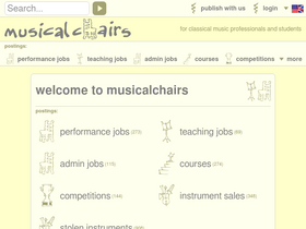 'musicalchairs.info' screenshot