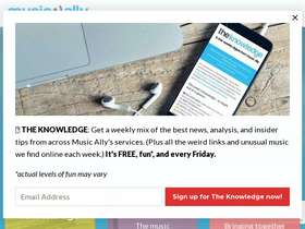 'musically.com' screenshot