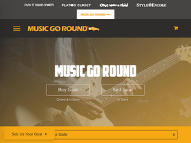 'musicgoround.com' screenshot