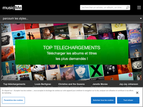 'musicme.com' screenshot