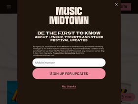 'musicmidtown.com' screenshot