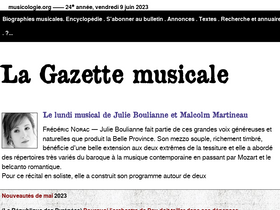 'musicologie.org' screenshot