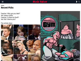 'musicraiser.com' screenshot