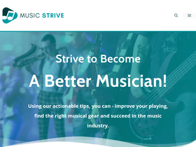 'musicstrive.com' screenshot