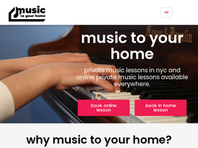 'musictoyourhome.com' screenshot
