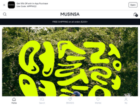 'musinsa.com' screenshot