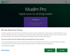 'muslimpro.com' screenshot