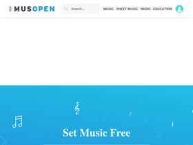 'musopen.org' screenshot