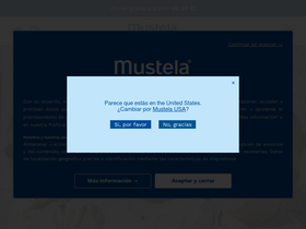 'mustela.es' screenshot