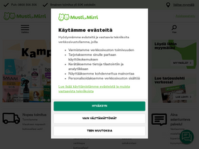 'mustijamirri.fi' screenshot