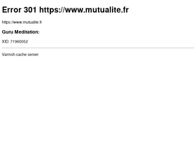 'mutualite.fr' screenshot