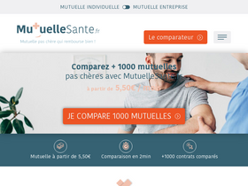'mutuellesante.fr' screenshot