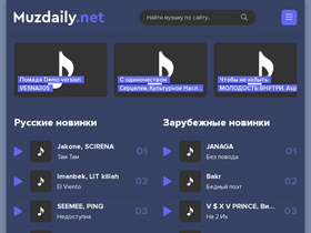 'muzdaily.net' screenshot