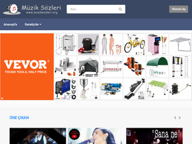 'muziksozleri.org' screenshot