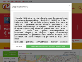 'muzyczneradio.pl' screenshot
