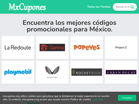 'mxcupones.org' screenshot