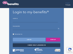 'my-benefits.ca' screenshot