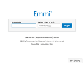 'my-emmi.com' screenshot
