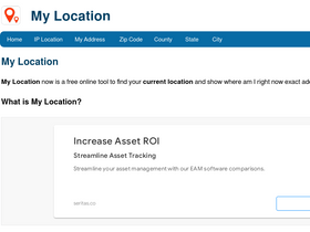 'my-location.org' screenshot