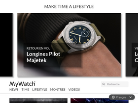'my-watchsite.fr' screenshot
