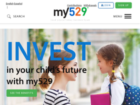'my529.org' screenshot