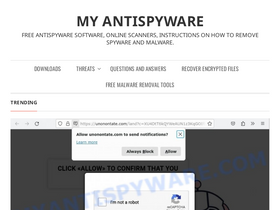 'myantispyware.com' screenshot