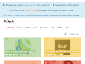 'myapple.pl' screenshot