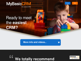 'mybasiccrm.com' screenshot