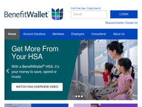 'mybenefitwallet.com' screenshot