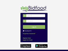 'mybidfood.com.au' screenshot