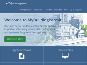 'mybuildingpermit.com' screenshot