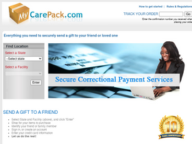 'mycarepack.com' screenshot