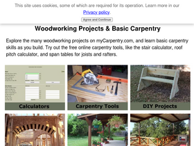 'mycarpentry.com' screenshot