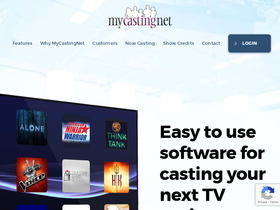 'mycastingnet.com' screenshot