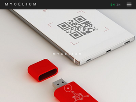 'mycelium.com' screenshot