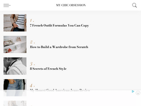'mychicobsession.com' screenshot