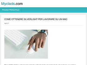 'myclads.com' screenshot